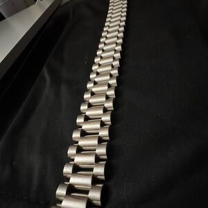 Elegant Silver Stainless Steel Wrist Bracelet